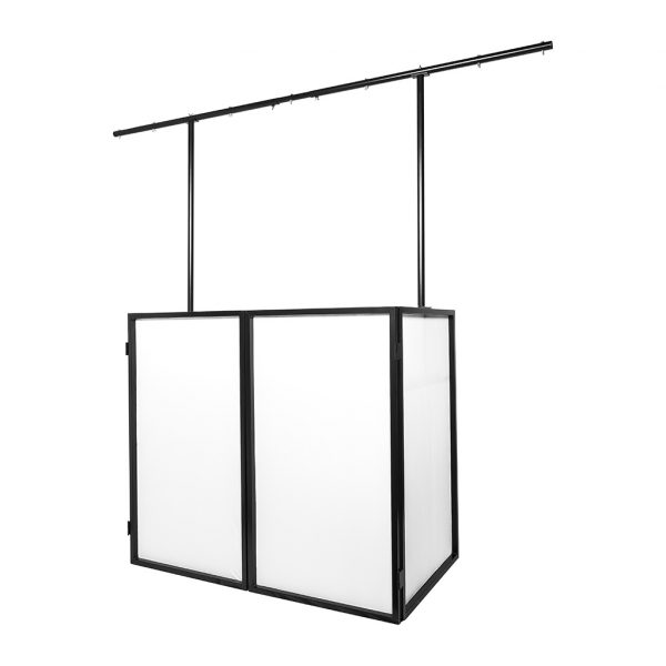 HEADLINER Ventura Portable DJ Booth (includes Lighting Bar System and Bags)