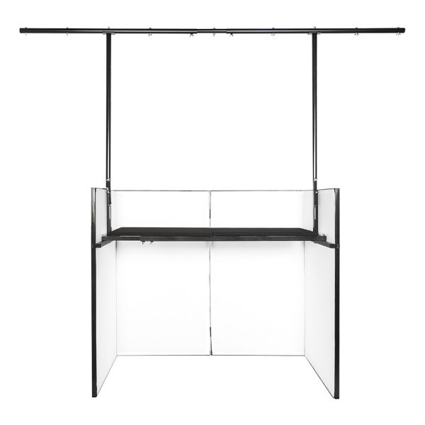 HEADLINER Ventura Portable DJ Booth (includes Lighting Bar System and Bags)