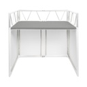 HEADLINER Indio DJ Booth Scrim, white