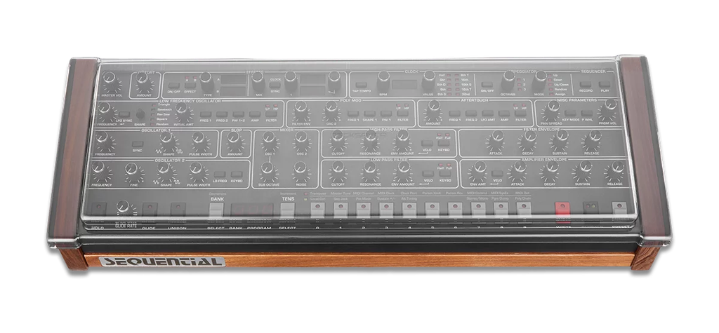 DECKSAVER Sequential - Dave Smith Instruments Prophet 6 Desktop cover (SOFT fit)