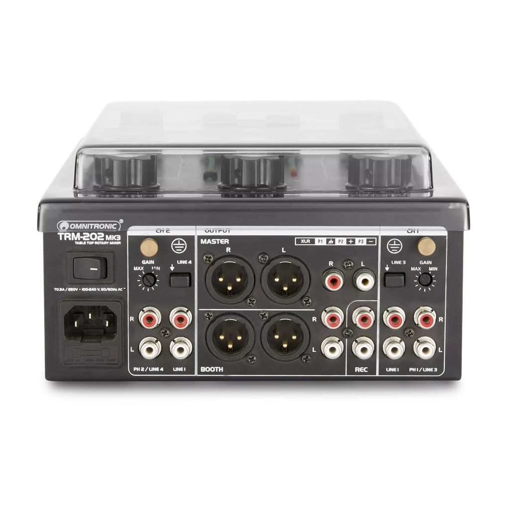 DECKSAVER Omnitronic TRM-202 cover