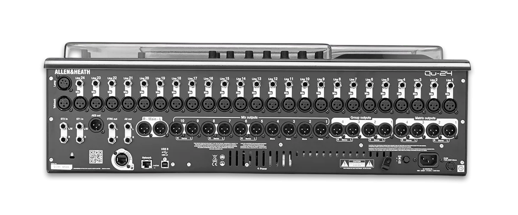 DECKSAVER Pro Allen & Heath QU24 cover