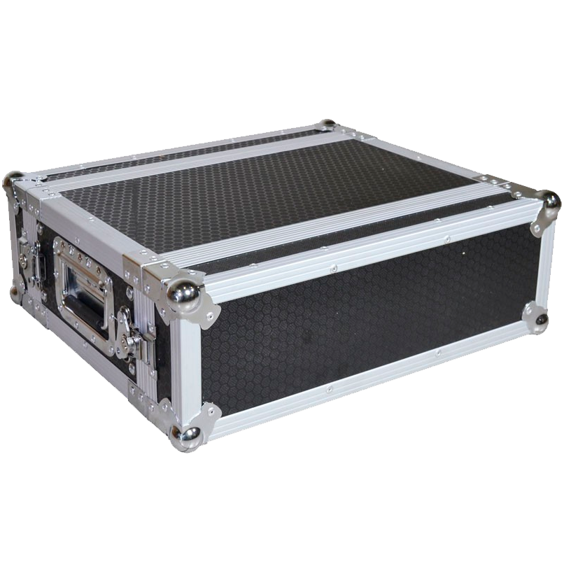 TRITON BLUE 19" rack-mount flight case 3 units high 7110303