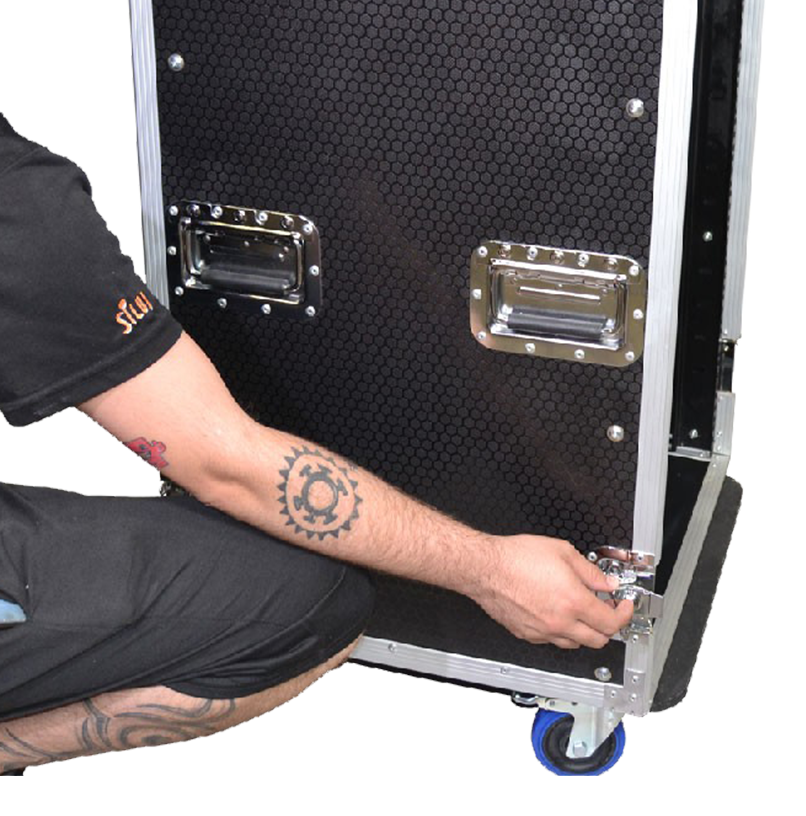 TRITON BLUE Flightcase 19" rack format with 20 units 7110020