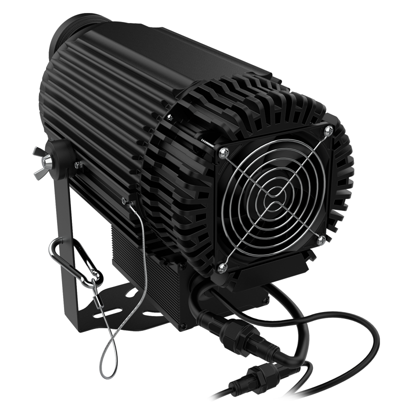 TRITON BLUE LED rotating gobo spotlight PG200R1IP