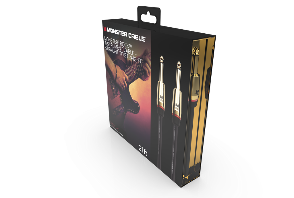 Monster® Prolink Rock Instrument Cable - Jack Mâle vers Jack Mâle 1,82m