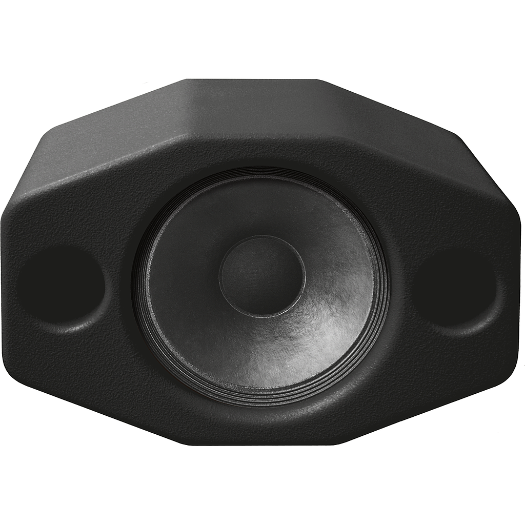 Monkey Banana Silverback enceinte de monitoring coaxiale, Noir