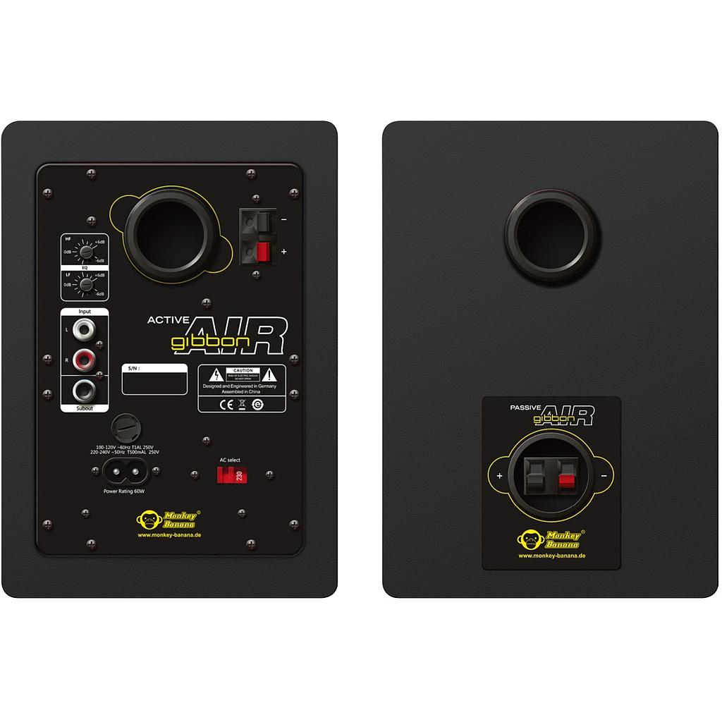 Monkey Banana Gibbon Air, enceinte Bluetooth Couleur: Noir