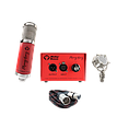 Monkey Banana Mangabey, microphone condensateur à lampe Couleur: Rouge