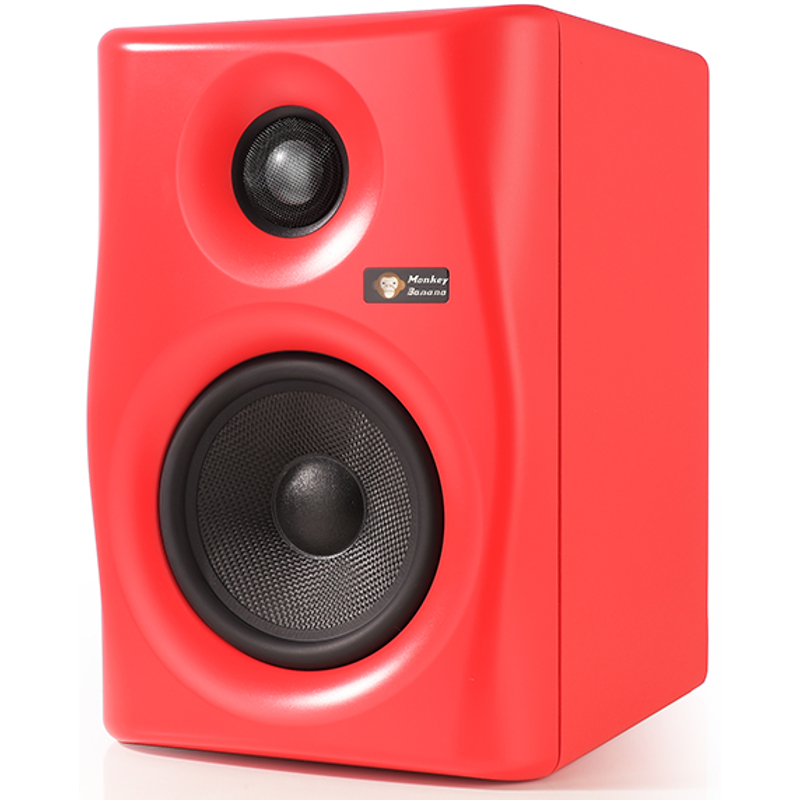 Monkey Banana Lemur 5, enceinte de monitoring à modélisation Couleur: Rouge