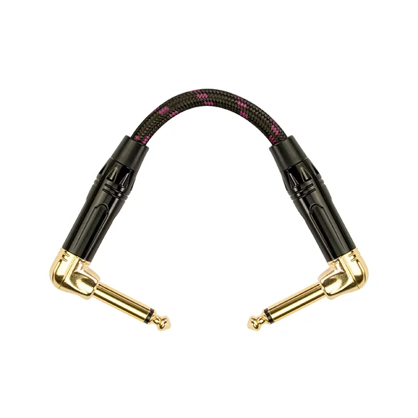 Monkey Banana Solid Link Instrument cable - Jack TS 6,3mm / Jack TS 6,3mm / 10cm