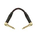 Monkey Banana Solid Link Instrument cable - Jack TS 6,3mm / Jack TS 6,3mm / 10cm
