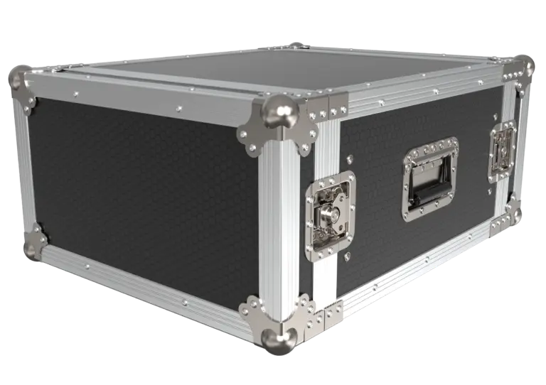 TRITON BLUE Flightcase 19" rack format with 6 units 7110006