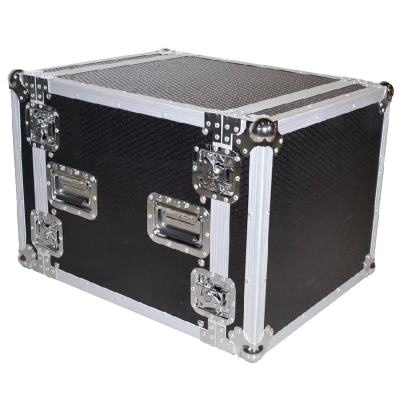 TRITON BLUE Flightcase 19" rack format with 10 units 7110010