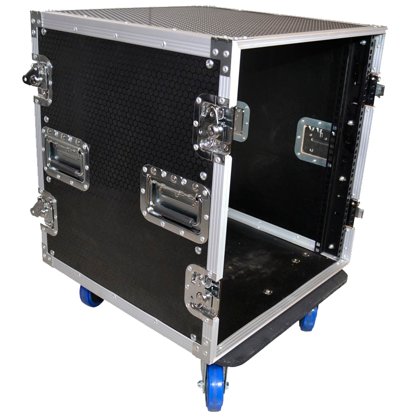 TRITON BLUE Flightcase 19" rack format with 12 units 7110012