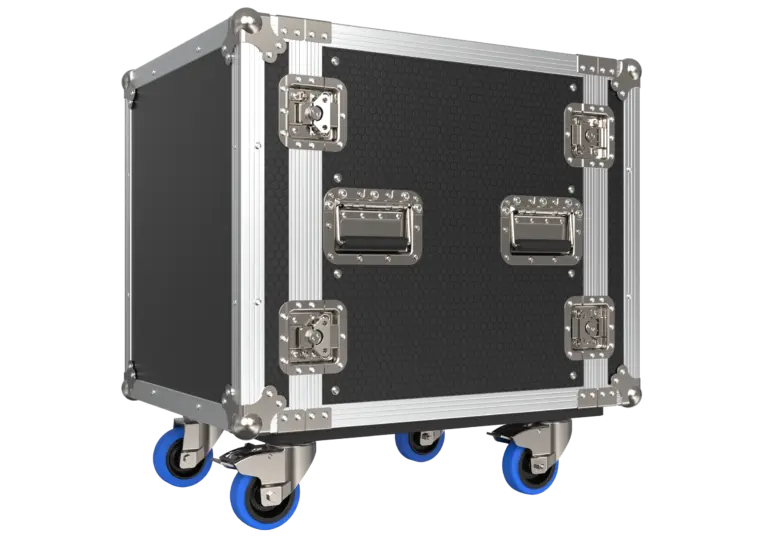TRITON BLUE Flightcase 19" rack format with 12 units 7110012