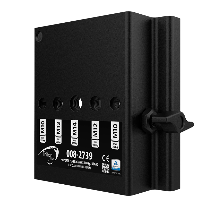 TRITON BLUE Tent profile clamp 008-2739