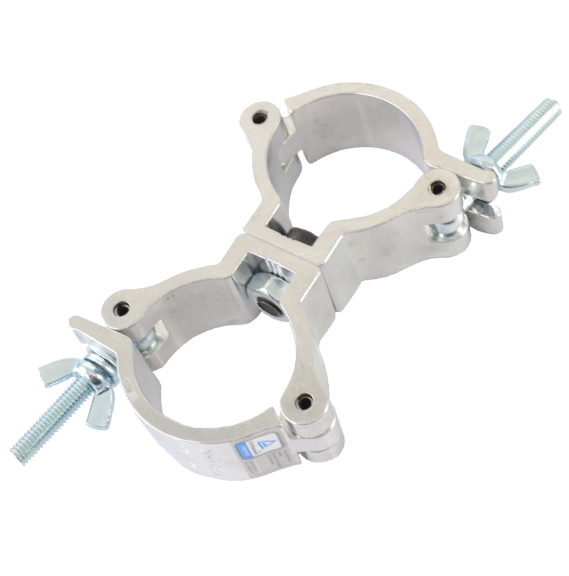 TRITON BLUE Aluminium double clamp for tubes 008-2765