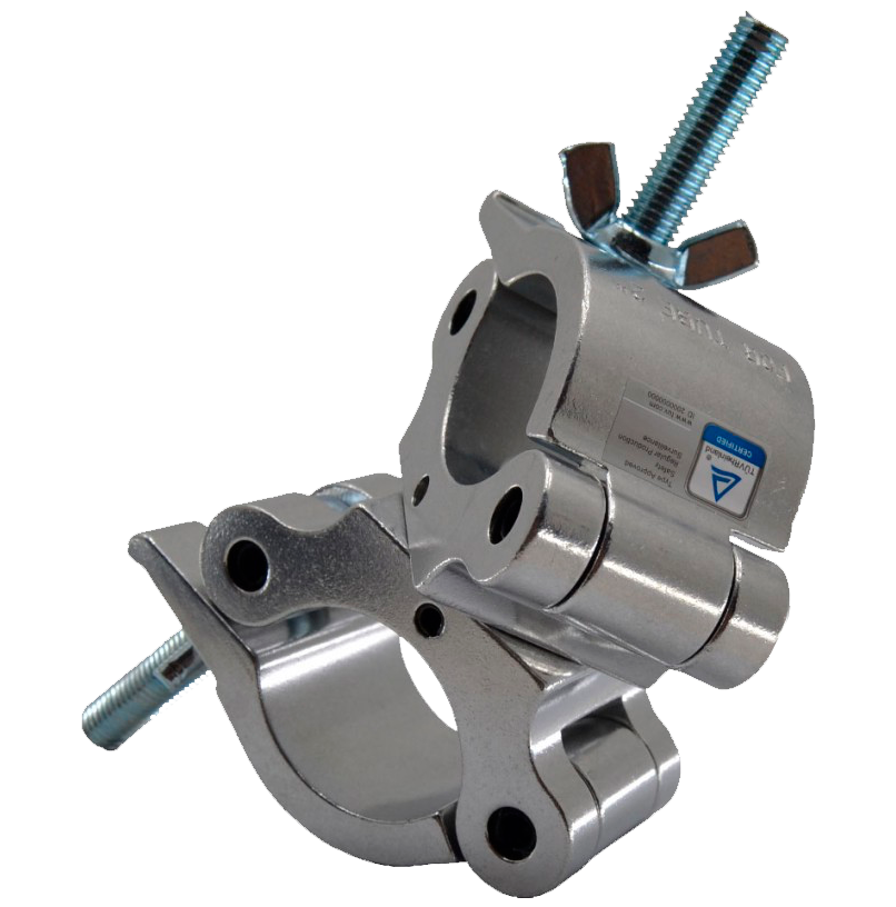 TRITON BLUE Aluminium double clamp for tubes 008-2772