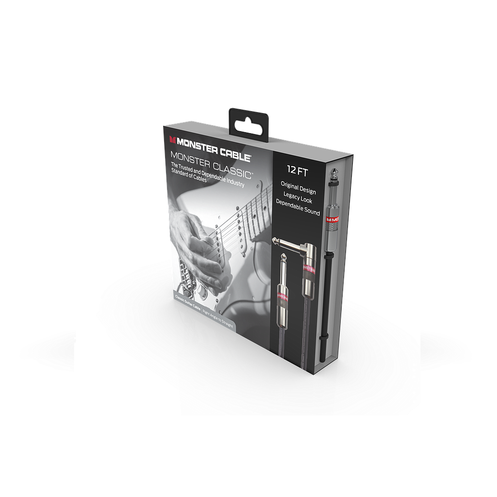 Monster® Prolink Monster Classic™ Instrument Cable - Jack Mâle vers Jack Mâle Coudé 6,40m