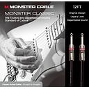Monster® Prolink Monster Classic™ Instrument Cable - Jack Mâle vers Jack Mâle 3,65m