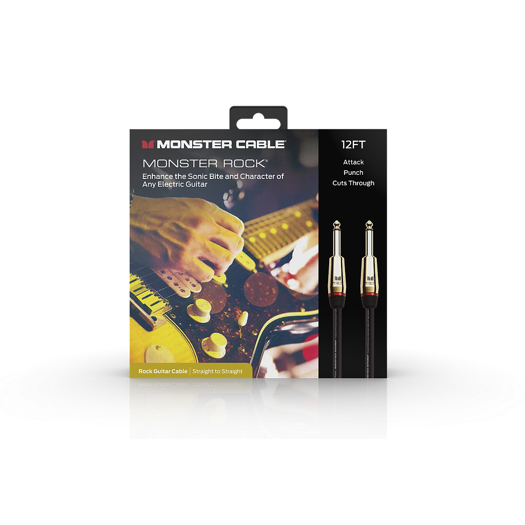 Monster® Prolink Rock Instrument Cable - Jack Mâle vers Jack Mâle 3,65m