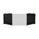 HUMPTER Table DJ professionnelle B3 plus bk (3 colis!)