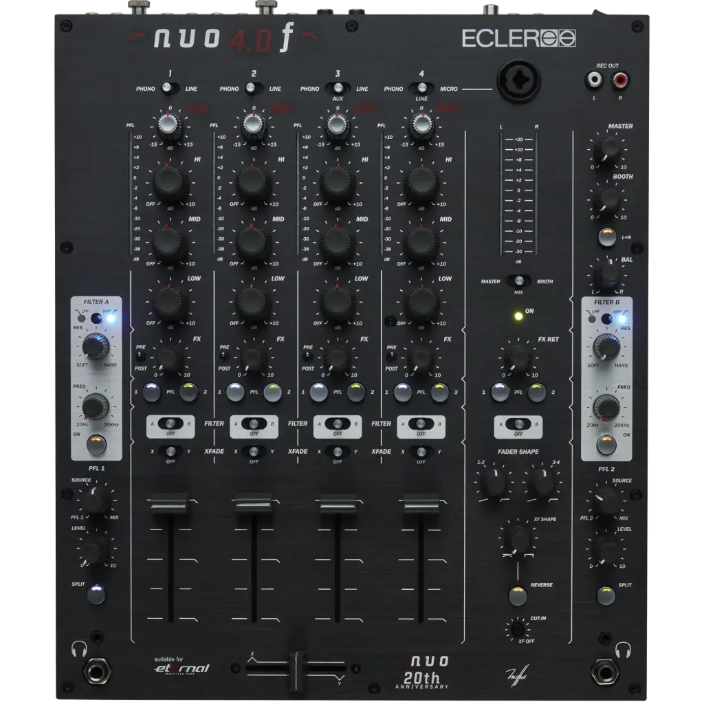 ECLER Console de mixage NUO4.0F bk