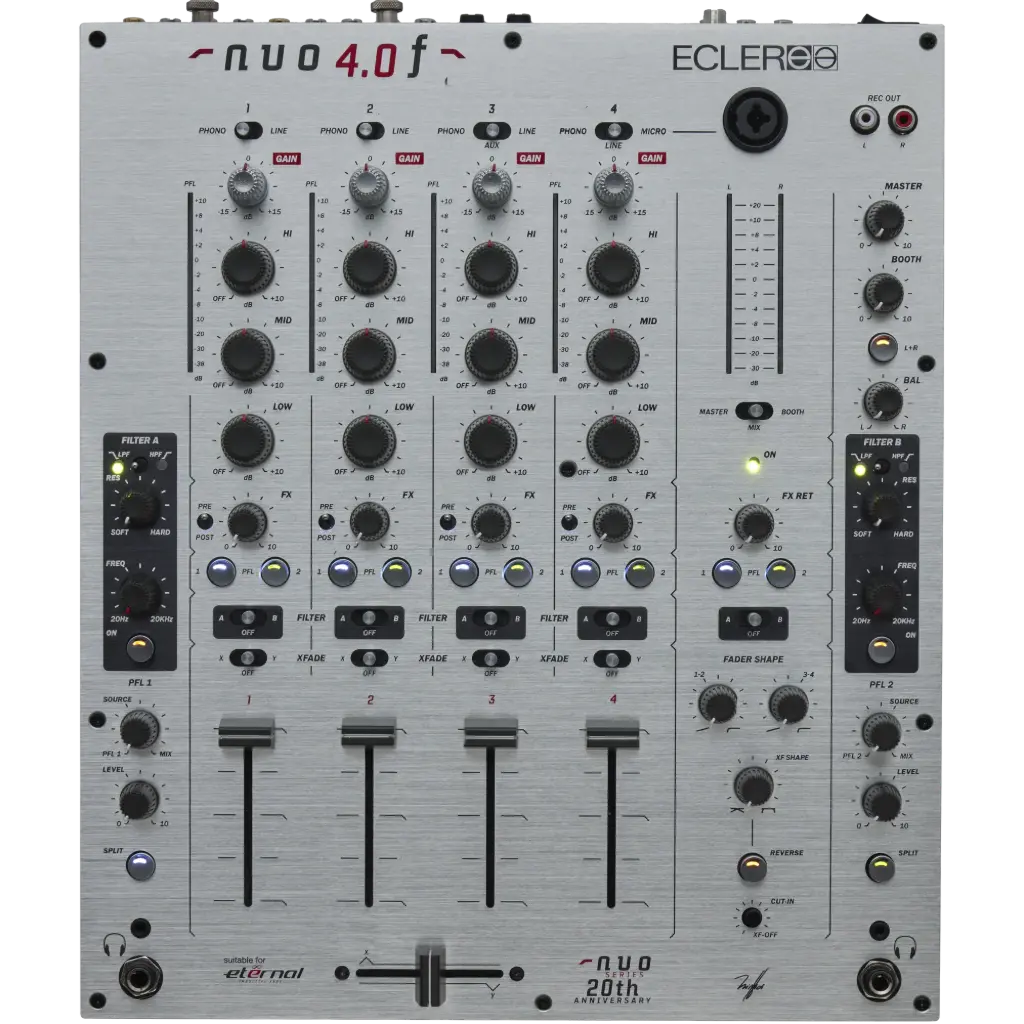 ECLER Console de mixage NUO4.0F Silver
