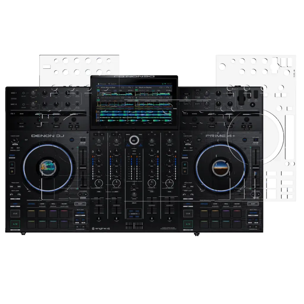 TOPDJSKIN DENON PRIME 4 + Plus