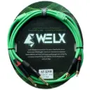 WELX RT - 1.5m [X2 RCA / X2 TS] Green