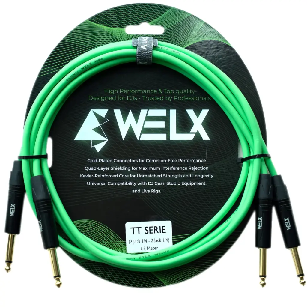 WELX TT - 1.5m [X2 TRS / X2 TRS] Green