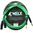 WELX CTM BALANCED (3m) [X2 XLR-M / X2 TRS] Green