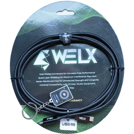 WELX USB R9 / USB 3.2 20gpbs / 1.5m)Black