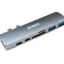 WELX WL7 - TRAVEL HUB [+HDMI]Grey