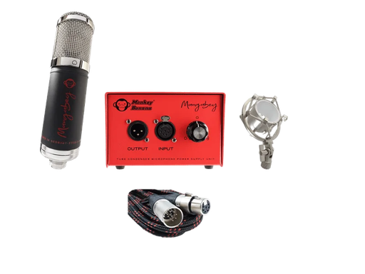 [230800] MONKEY BANANA Mangabey - microphone condensateur à lampe - Noir