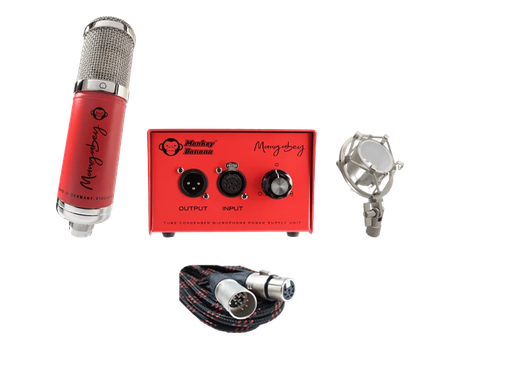 [230817] Monkey Banana Mangabey, microphone condensateur à lampe Couleur: Rouge