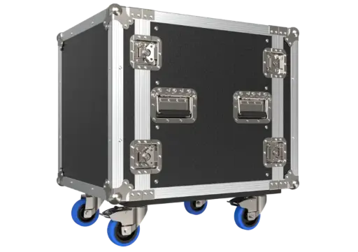 [10286956] TRITON BLUE Flightcase 19" rack format with 12 units 7110012