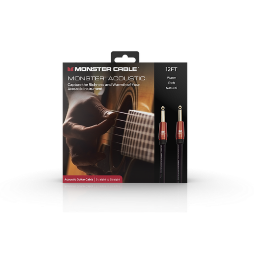 [600556-00] Monster® Prolink Acoustic Instrument Cable - Straight to Straight