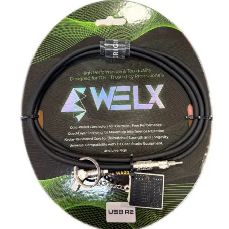 [WELXR2] WELX USB R2 / C  (Rotation) / USB C (Rotation) - 1.5m  Black